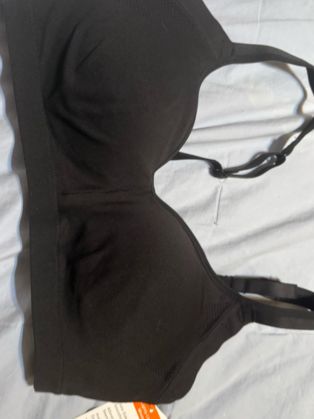 Warner's Black Seamless Wireless Comfort Bra
